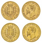 Regno di Sardegna
Vittorio Emanuele II (1849-1861)
Insieme di n. 20 esemplari da 20 Lire senza ripetizioni - Qualità mediamente buona con punte molt...