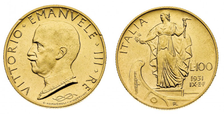 Regno d'Italia
Vittorio Emanuele III (1900-1946)
100 Lire Italia su Prora 1931...