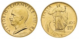 Regno d'Italia
Vittorio Emanuele III (1900-1946)
100 Lire Italia su Prora 1932 Anno X - Zecca: Roma - Diritto: effigie del Re a sinistra - Rovescio:...