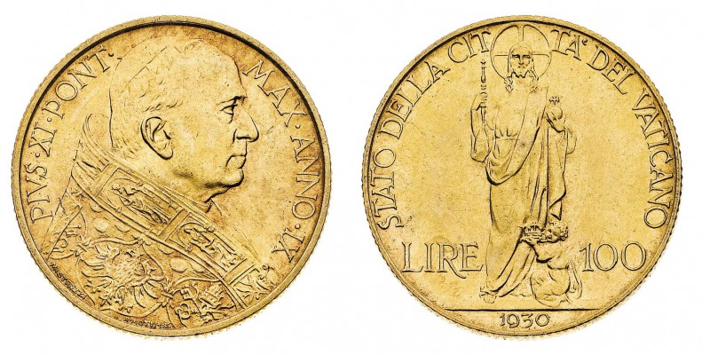 Vaticano

Pio XI (1922-1939) - Serie completa di nove valori 1930 oro compreso...