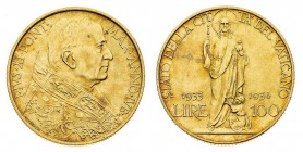 Vaticano

Pio XI (1922-1939) - Serie completa di nove valori dell'anno giubilare 1933-1934 oro compreso - Zecca: Roma