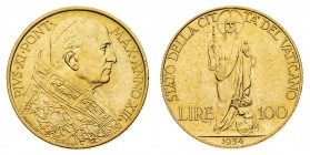 Vaticano

Pio XI (1922-1939) - Serie completa di nove valori 1934 oro compreso - Zecca: Roma