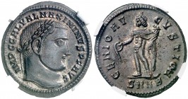 (310-311 d.C.). Maximino II, Daza. Nicomedia. Follis. (Spink 14827) (Co. 34) (RIC. 66c). Bella. Encapsulada. S/C-.