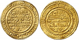 AH 533. Ali y el amir Sir. Almería. Dinar. (V. 1753) (Hazard 361). 4,15 g. Bella. Encapsulada. EBC.