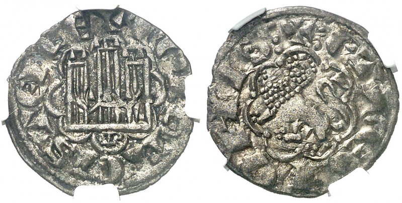 Alfonso X (1252-1284). Burgos. Blanca alfonsí. (AB. 263, como novén) (M.M. A10:1...