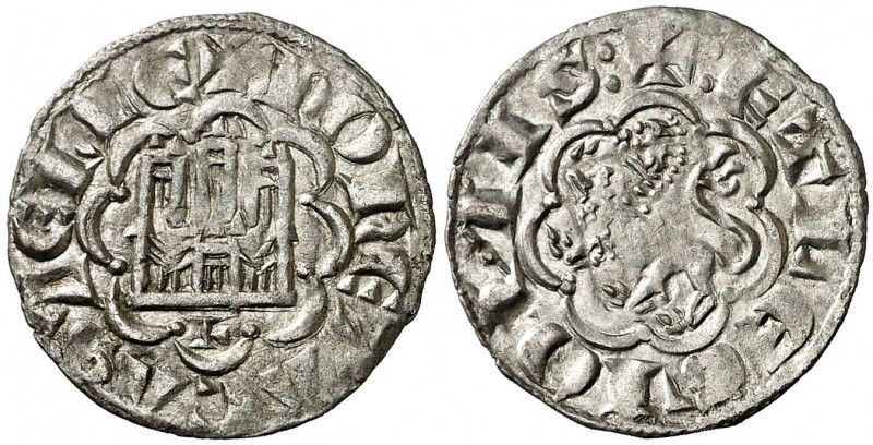 Alfonso X (1252-1284). León. Blanca alfonsí. (AB. 267, como novén) (M.M. A10:11....