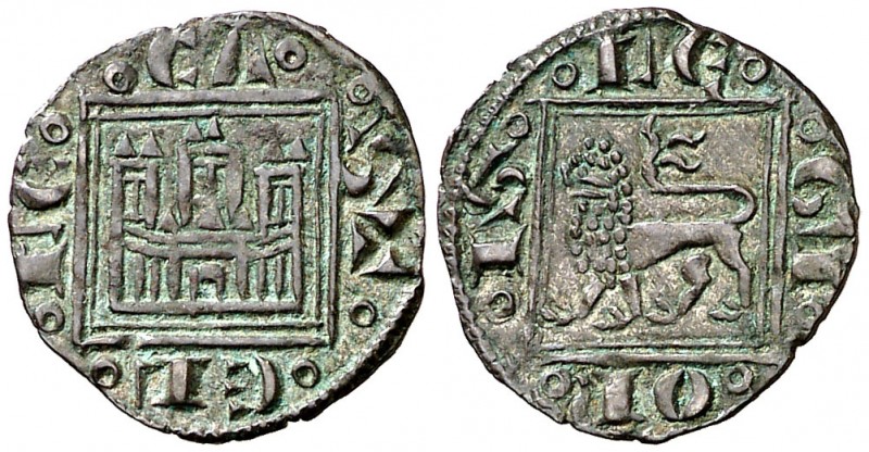 Alfonso X (1252-1284). Sin marca de ceca. Pugesa. (AB. 280, como óbolo) (M.M. A1...