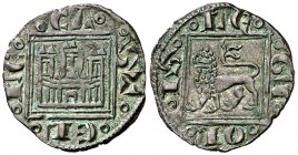 Alfonso X (1252-1284). Sin marca de ceca. Pugesa. (AB. 280, como óbolo) (M.M. A10:14.51 var). 0,52 g. Muy bella. Encapsulada. Ex Áureo & Calicó 18/10/...