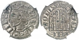 Sancho IV (1284-1295). Burgos. Cornado. (AB. 296) (M.M. S4:3.2). Bella. Encapsulada. EBC+.