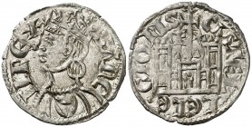 Sancho IV (1284-1295). Burgos. Cornado. (AB. 296.3) (M.M. S4:3.3). 0,84 g. Bella. Encapsulada. EBC-.