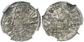 Sancho IV (1284-1295). Cuenca. Cornado. (AB. 298) (M.M. S4:3.12). Doble acuñación. Encapsulada. EBC-.