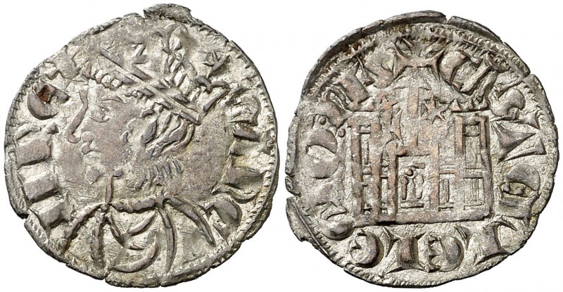 Sancho IV (1284-1295). León. Cornado. (AB. 299) (M.M. S4:3.23). 0,82 g. Vellón r...