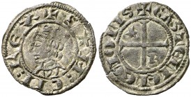 Sancho IV (1284-1295). Burgos. Meaja coronada. (AB. 308.3, como seisén) (M.M. S4:6.11). 0,66 g. Bella. Encapsulada. Ex Áureo & Calicó 12/03/2015, nº 1...