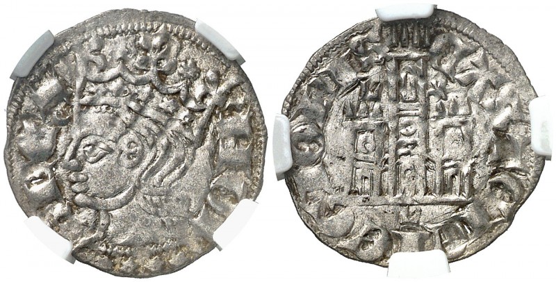 Alfonso XI (1312-1350). León. Cornado. (AB. 338.1) (M.M. A11:2.5). Mínimo defect...