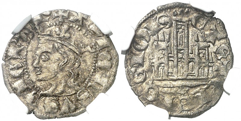 Alfonso XI (1312-1350). Coruña. Cornado. (AB. 343.1) (M.M. A11:3.10 var). Atract...