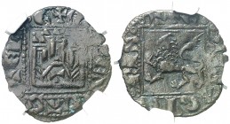 Alfonso XI (1312-1350). Toledo. Novén. (AB. 359.1) (M.M. A11:1.34). Encapsulada. MBC.