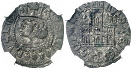 Enrique II (1368-1379). Burgos. Cornado. (AB. 486). Encapsulada. MBC+.