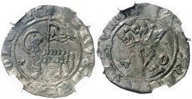Juan I (1379-1390). Toledo. Blanca del Agnus Dei. (AB. 557.1). Encapsulada. MBC+.