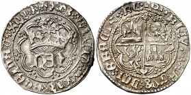Enrique IV (1454-1474). Cuenca. Real de anagrama. (AB. 710.3 var). 3,35 g. Orlas lobulares. Atractiva. Encapsulada. EBC-.