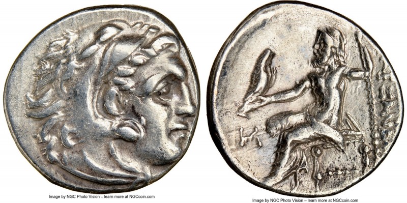 MACEDONIAN KINGDOM. Alexander III the Great (336-323 BC). AR drachm (17mm, 11h)....