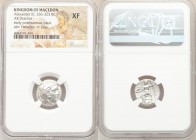 MACEDONIAN KINGDOM. Alexander III the Great (336-323 BC). AR drachm (16mm, 12h). NGC XF. Early posthumous issue of Sardes, ca. 323-319 BC. Head of Her...