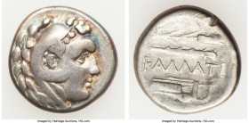 MOESIA. Callatis. Ca. 3rd-2nd centuries BC. AR drachm (18mm, 4.96 gm, 9h). Fine, edge cut. Head of Heracles right, wearing lion skin headdress, paws t...