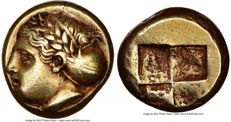 IONIA. Phocaea. Ca. 387-326 BC. EL sixth-stater or hecte (10mm, 2.54 gm). NGC AU...