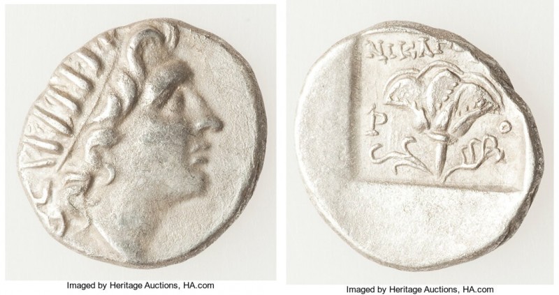 CARIAN ISLANDS. Rhodes. Ca. 88-84 BC. AR drachm (15mm, 2.45 gm, 1h). Choice VF. ...