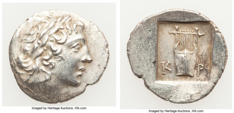 LYCIAN LEAGUE. Masicytes. Ca. 48-20 BC. AR hemidrachm (16mm, 1.94 gm, 12h). AU. ...