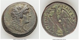 PTOLEMAIC EGYPT. Ptolemy V Epiphanes (204-180 BC). AE hemidrachm (27mm, 20.71 gm, 12h). Fine. Alexandria, 6th series. Head of Isis right, wreathed wit...