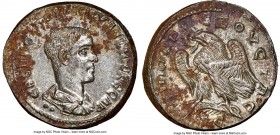 SYRIA. Antioch. Herennius Etruscus, as Caesar (AD 251). BI tetradrachm (26mm, 13.42 gm, 7h). NGC MS 5/5 - 3/5. 2nd officina, AD 250-251. ЄPЄNNЄ TPOY M...