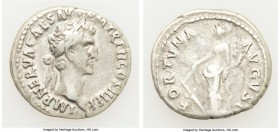 Nerva (AD 96-98). AR denarius (19mm, 3.25 gm, 6h). NGC About VF. Rome, AD 97. IMP NERVA CAES AVG-P M TR P II COS III P P, laureate head of Nerva right...