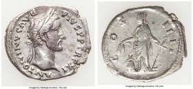 Antoninus Pius (AD 138-161). AR denarius (20mm, 3.19 gm, 6h). VF. Rome, 147-148. ANTONINVS AVG PIVS P P TR P XI, laureate head of Antoninus Pius to ri...