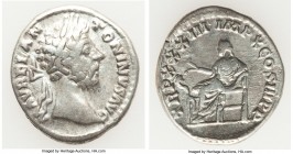 Marcus Aurelius (AD 161-180). AR denarius (19mm, 3.36 gm, 6h). Choice Fine. Rome, AD 177-178. M AVREL ANT-ONINVS AVG, laureate head of Marcus Aurelius...