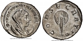 Diva Mariniana (after AD 253). AR antoninianus (mm, 3.81 gm, 1h). NGC MS S 5/5 - 4/5. Rome, ca. AD 256. DIVAE MARINIANAE, veiled, diademed, draped bus...