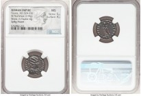 Fausta (AD 324-326). AE3 or BI nummus (18mm, 2.94 gm, 6h). NGC MS 5/5 - 4/5. Siscia, 1st officina, AD 326-327. FLAV MAX-FAVSTA AVG, mantled bust of Fa...
