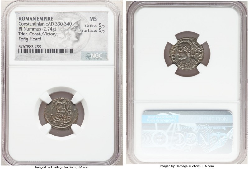 Constantinople Commemorative (ca. AD 330-340). AE3 or BI nummus (17mm, 2.74 gm, ...