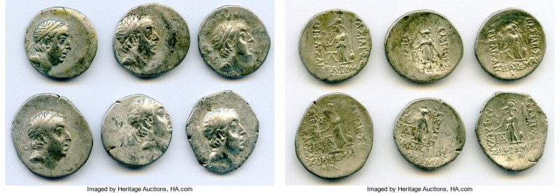 ANCIENT LOTS. Greek. Cappadocian Kingdom. 2nd-1st centuries BC. Lot of six (6) A...