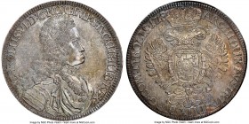 Karl VI Taler 1718/7 MS62 NGC, Hall mint, KM1570, Dav-1051. Pink and blue tinted charcoal toning. 

HID09801242017

© 2020 Heritage Auctions | All...