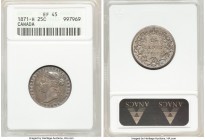 Victoria 25 Cents 1871-H XF45 ANACS, Heaton mint, KM5. 

HID09801242017

© 2020 Heritage Auctions | All Rights Reserved