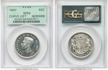 George VI Specimen "Wide Date - Straight 7 " 50 Cents 1947 SP64 PCGS, Royal Canadian mint, KM36. Wide date, straight/curved left 7 variety. 

HID098...