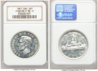 George VI "Pointed 7" Dollar 1947 MS61 NGC, Royal Canadian mint, KM37. 

HID09801242017

© 2020 Heritage Auctions | All Rights Reserved