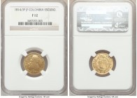 Ferdinand VII gold Escudo 1814/3 P-JF F12 NGC, Popayan mint, KM64.2.

HID09801242017

© 2020 Heritage Auctions | All Rights Reserved