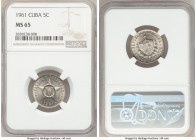 Republic 5 Centavos 1961 MS65 NGC, Philadelphia mint, KM11.3. Dove-gray color with muted luster. 

HID09801242017

© 2020 Heritage Auctions | All ...