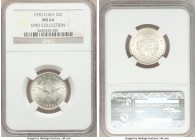 Republic 20 Centavos 1920 MS64 NGC, Philadelphia mint, KM13.2. Ex. EMO Collection

HID09801242017

© 2020 Heritage Auctions | All Rights Reserved