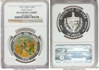 Republic 3-Piece Lot of Certified Assorted Proof Issues NGC, 1) 10 Pesos 1995 - PR65 Ultra Cameo, KM481 2) 10 Pesos 1995 - PR64 Ultra Cameo, KM480 3) ...