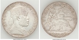 Menelik II Bir EE 1895 (1902/1903) XF, Paris mint, KM19. 39.5mm. 28.01gm. Two year type. 

HID09801242017

© 2020 Heritage Auctions | All Rights R...