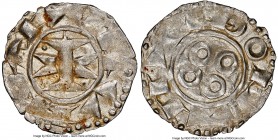 Melgueil. Anonymous Denier ND (1100-1300) MS62 NGC, 17mm. 1.02gm. 

HID09801242017

© 2020 Heritage Auctions | All Rights Reserved