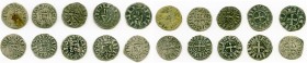 10-Piece Lot of Uncertified Assorted Deniers ND (12th-13th Century) VF, Includes (2) Besançon, (5) Philip IV and (3) Louis IX. Average size 18mm. Aver...