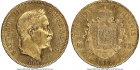 Napoleon III gold 100 Francs 1869-BB MS61 NGC, Strasbourg mint, KM802.2, Fr-551, Gad-1136. AGW 0.9334 oz. 

HID09801242017

© 2020 Heritage Auctio...